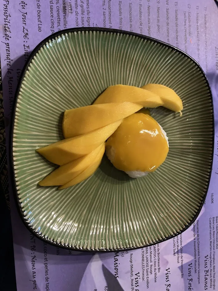 Riz Gluant À la Mangue